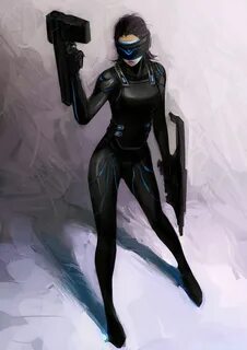 Science Fi Shooter Cyberpunk, Sci fi concept art, Cyberpunk 