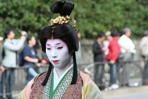 Японские традиционные женские прически.