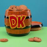 Donkey Kong Barrel Oversized Ceramic Cookie Jar Happy Piranh