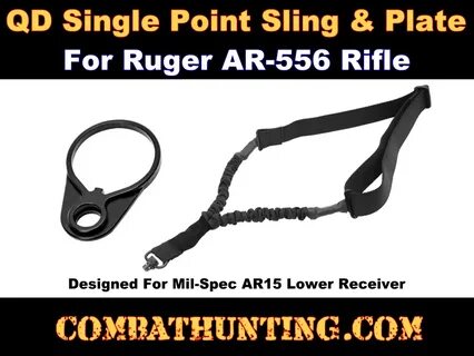 EPM4QD AR 15 Single Point Bungee Sling With QD Sling Swivel 