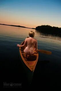 Nude Canoe Shot in the twilight hours on Lake Muskoka. Chris