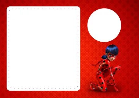 Miraculous Ladybug: Free Printable Invitations. - Oh My Fies