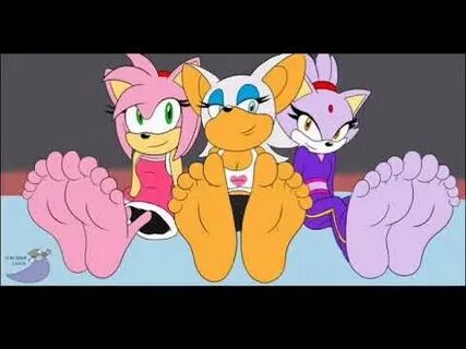Olympic Foot Inspection Featuring Amy, Rouge & Blaze (Mario 