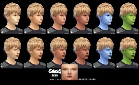 Sim 4 face skin by Aika The sims mod Download The Sims Resou