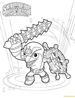 Flip Wreck Skylanders Coloring Pages - Cartoons Coloring Pag