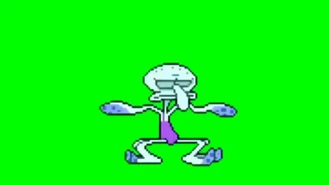 Animasi Squidward - Dance Crazy Green screen #3 - YouTube