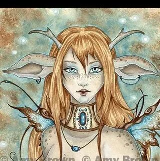 Female Faun Character art, Amy brown art, Faun