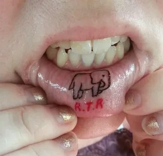 30 Inner Lip Tattoo Images, Design Ideas And Pictures