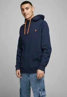 Худи Jack & Jones, цвет: синий, JA391EMJPBP8 - купить в инте