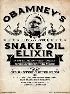 Skeptical Eye: Obamney's Snake Oil