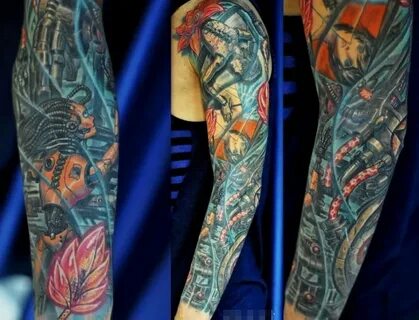 Рукава - Тату фото Галерея идей для татуировок Фото татуиров
