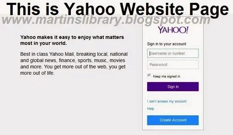 www.yahoomail.com/login - YAHOOMAIL SIGN UP - SIGN IN PAGE