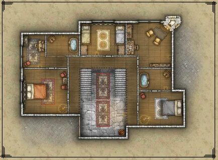 Small House Map Dnd / Become a patron of afternoon maps toda