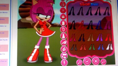 Amy rose dress up - YouTube