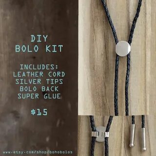 DIY Bolo Tie Kit! Horse hair jewelry, Bolo tie, Leather work