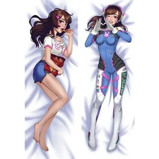 Anime JK Game Hana Song D.Va Dakimakura Body Pillow Cover Ca