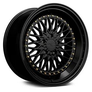 XXR ® 576 Wheels - Black with Gold Rivets Rims