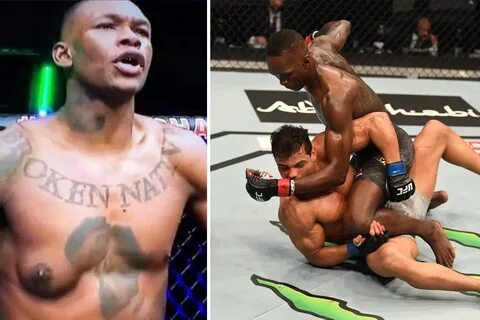 UFC star Israel Adesanya shocks with 'flabby right peck' as 