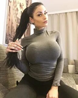 Huge tits in tight clothing