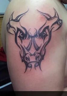 Longhorn Texas tattoo Taurus tattoos, Bull tattoos, Tattoos 