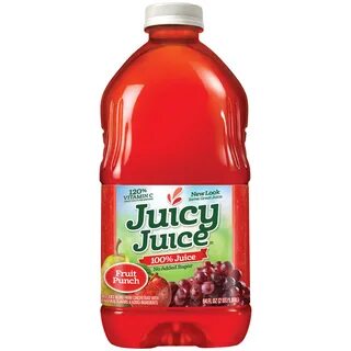 Juicy Juice 100% Fruit Punch Juice 64 Fl. Oz. - Walmart.com 