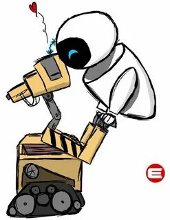 Wall-E and EVE Love Art Print by Retro Zombie Society6 Walle