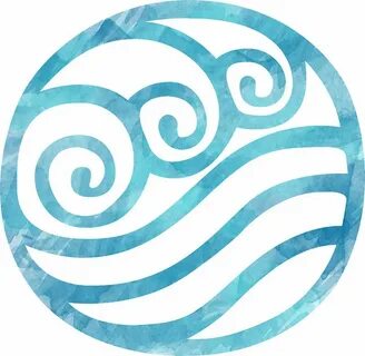 Watercolor Water Tribe Symbol Sticker by timelesslord Waterc