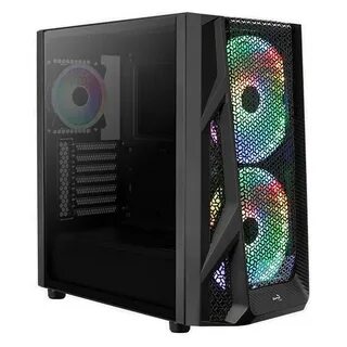 Корпус AeroCool AirHawk Duo-G-BK-v1 4710562752434 - купить в