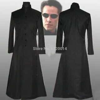 The Matrix Keanu Reeves Neo Uniform Clothes Windbreaker Coat