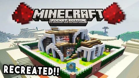 SAFEST REDSTONE HOUSE IN MINECRAFT PE!! (Redstone House Recr