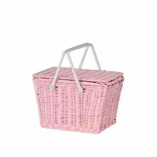 Pink Picnic Basket Pink basket, Picnic basket, Kids picnic