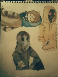 Ticci Toby, Eyeless Jack y Hoodie :) Creepypasta cute, Creep