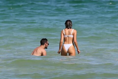 OLIVIA CULPO in Bikini and Danny Amendola at Miami Beach 09/