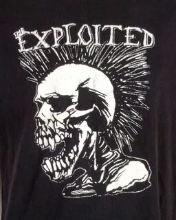 vtg 90s worn soft The Exploited T-Shirt Total Chaos Punk Roc