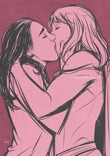 Supercorp Lesbian art, Drawings, Art