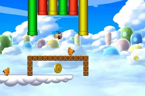 Meringue Clouds Star Coins locations: New Super Mario Bros. 