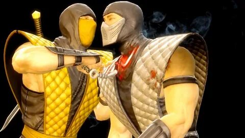 Mortal Kombat 9 - All Fatalities & X-Rays on Smoke MK2 Costu