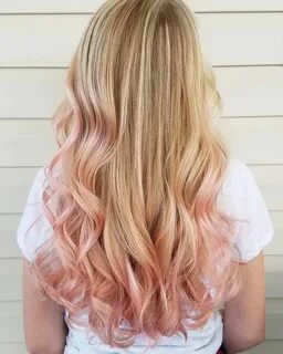Розовый цвет волос: балаяж, розовое омбре Фото-идеи