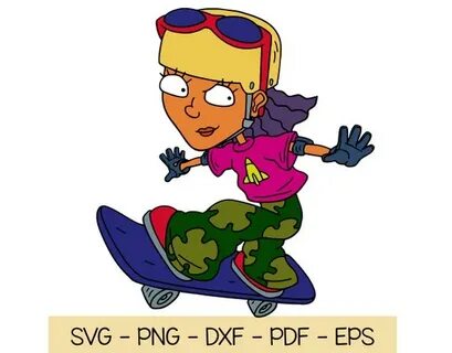 Reggie Rocket power Svg Reggie Rocket Power Layered Svg Etsy