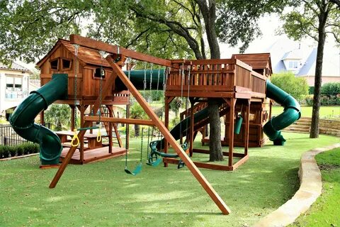 47 Backyard Design Ideas with Children's Slides Playground d