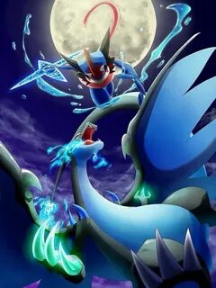 Ash-Greninja and Mega Charizard X Pokémon Amino