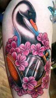 25 Swan Tattoos Tattoofanblog