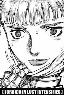 Farnese when she sees Casca's memory of the Eclipse - Imgur