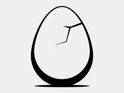 Drawing Egg Cracked - Circle, Cliparts & Cartoons - Jing.fm