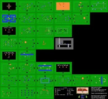 Zelda 2 Nes Map MantaPancing