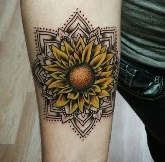 Pin by Kimmy Pollock on Beauty/art Sunflower mandala tattoo,