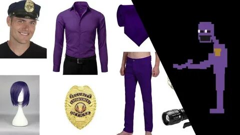 Purple Man from Five Nights at Freddy’s Costume Carbon Costu