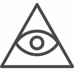 Eye, triangle, geometric, pyramid, see, third icon - Downloa