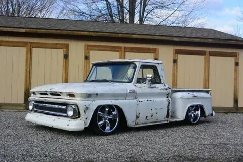 1965 Chevrolet C-10 step side bagged patina for sale: photos