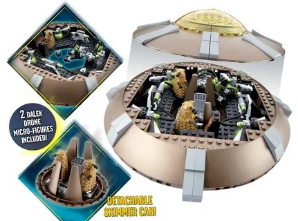 SEP121800 - DOCTOR WHO CHAR BUILDING DALEK SPACESHIP SET - P